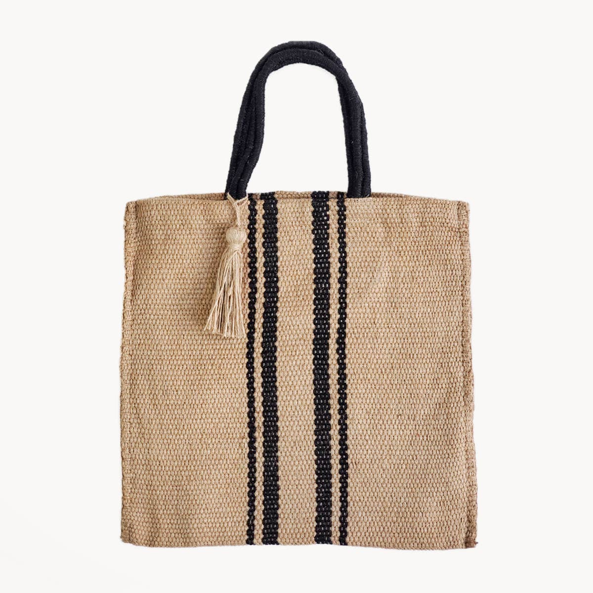 Handwoven Naya Jute Tote in Natural