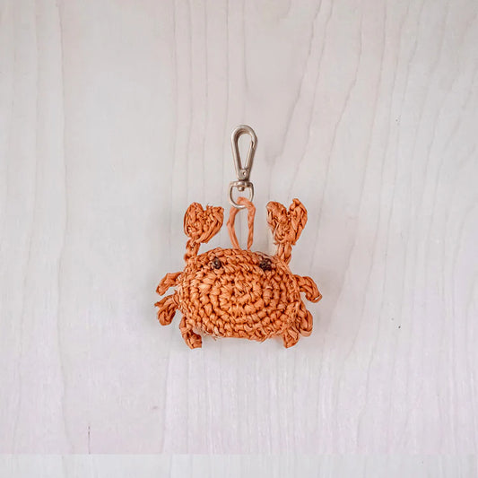 Crab Crochet Bag Charm