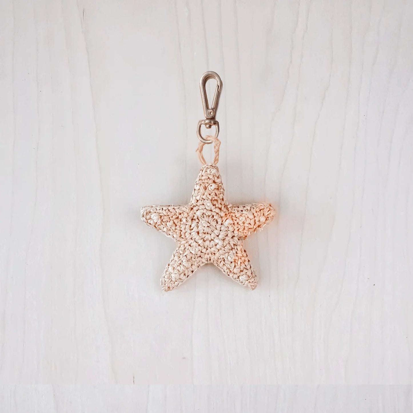 Starfish Crochet Bag Charm