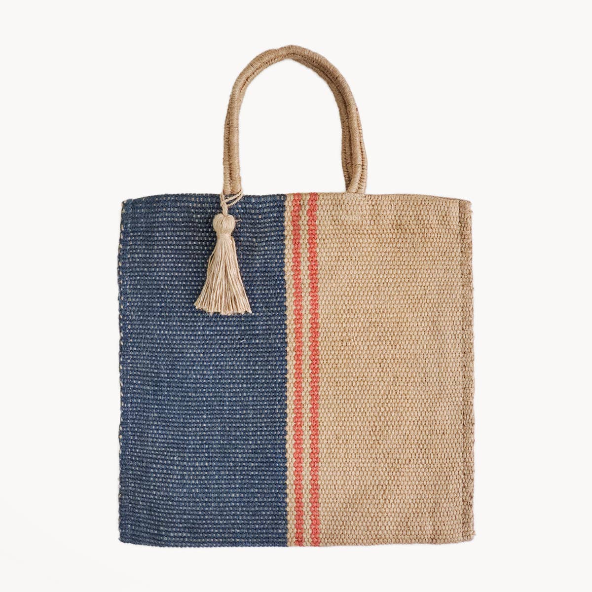Handwoven Maya Jute Tote in Stinson Beach